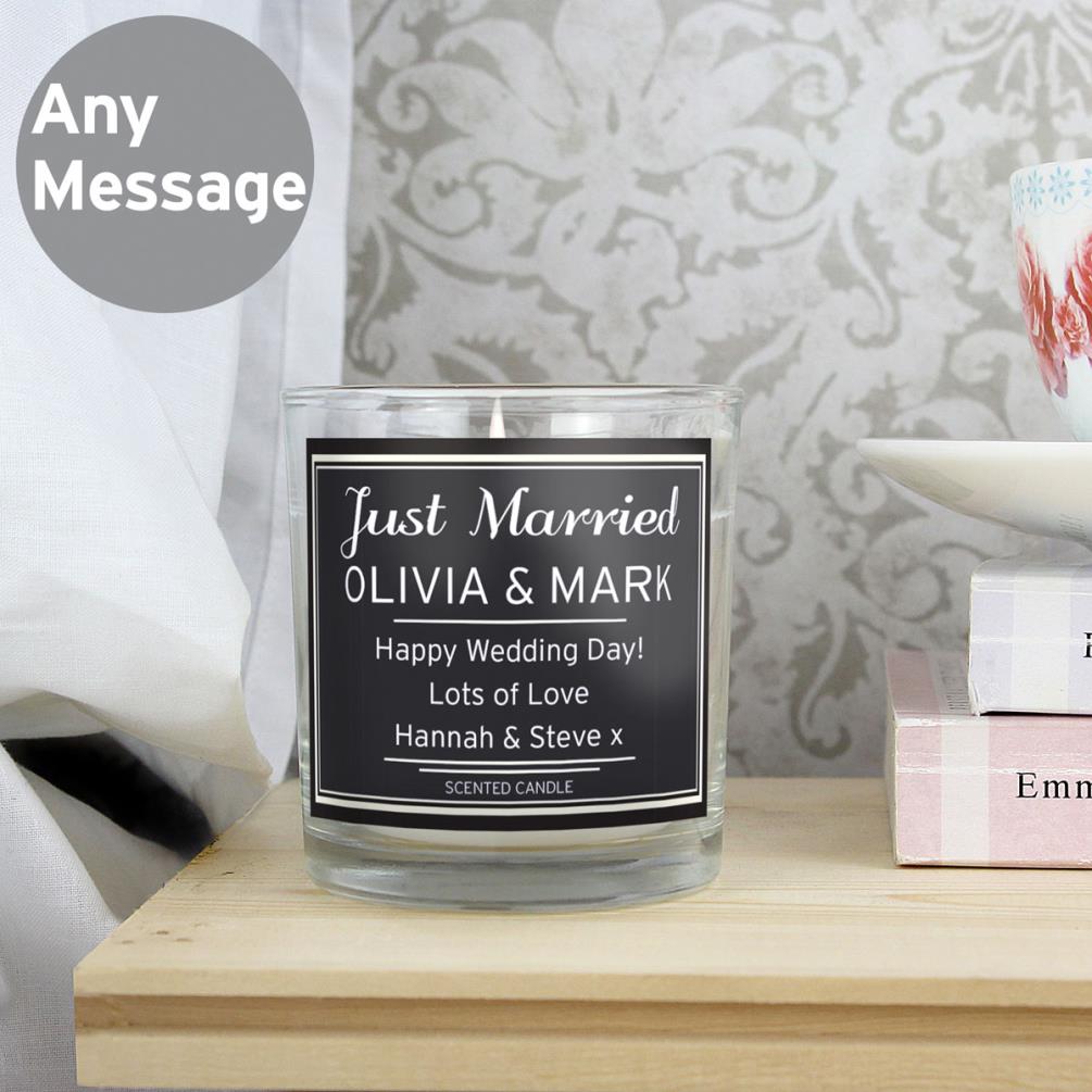 Personalised Classic Scented Jar Candle Extra Image 1